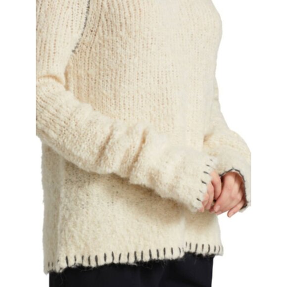 Raquel Allegra - Alpaca + Wool Open Knit Pullover- NWOT from Nordstrom Rack - Picture 3 of 12